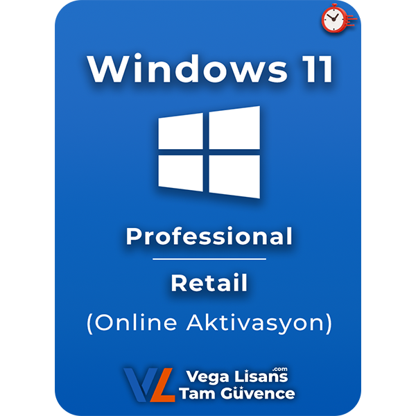 Windows 11 Pro – Retail Online Aktivasyon